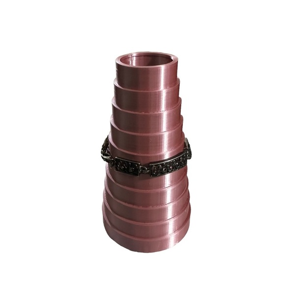 Premier Designs 2 Silver Tone 1 Rectangle & 1 Square Ornate Link Bracelets 7” - Picture 7 of 16